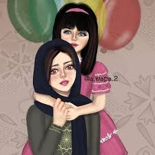 عاد عيدك ياامي بالهنا والفرح والمسرات احبك رسمتي الجديده Sketchbookpro Sketch Art Draw Girly Pictures Mother Daughter Art Cute Girl Drawing