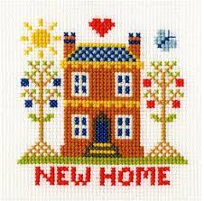 Check spelling or type a new query. New Home Cross Stitch Card Kit Cross Stitch Cards Cross Stitch House Cross Stitch