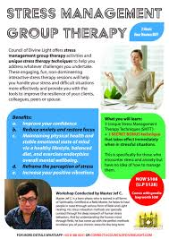 With thousands of licensed therapists, talkspace helps patients with issues such as anxiety larkr — best for groups. Stress Management Group Therapy Honeycombers Singapore