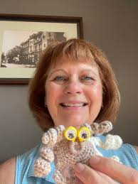 Crochet bunny picture for compliments