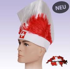 Zeig flagge & unterstütze unsere jungs < 3 live vor ort, bei partys & vor allem beim sieg! Schweiz Schwiiz Fan Hut Fanhut Fanartikel Irokese Fussball Hockey Freizeit Wm Em Kleidung Accessoires Flohmarkt 24