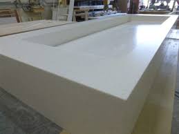 corian trough sink the fabricator