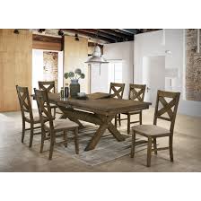 Shop dining room sets and other modern, antique and vintage tables from the world's best furniture dealers. Raven Wood Dining Set Butterfly Leaf Table Six Chairs Overstock 22730677