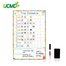 Magnetic Erasable Kid Weekly Schedule Calendar Daily Planner Drawing Time Schedule Writing To Do List Reward Chart Wall Stickers Stickers For Home