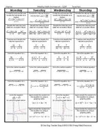 Algebra 2 Homework Entire Year Editable Algebra Spiral Math Homework Daily Math Review