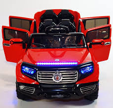 Amazon Com Electric Car 2 Seater Four Opening Doors Cars Girls And Boys With Remote Control Battery Operated Toy Car Toy Cars For Kids Kids Ride On Toys