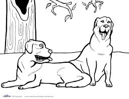Coloring pages for children : Printable Dog Coloring Page 4 Coolest Free Printables