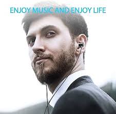 Wired Headphone Metal Earbuds Noise Cancelling Stereo Heave Bass Earphones  with Micphone Mic with Volume Controlï¼Œin Ear Headphones for Running Gym  Workout (Black): Buy Online at Best Price in UAE