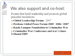 Find the perfect perdana global peace organization stock photos and editorial news pictures from getty images. Welcome To Perdana Leadership Foundation 18 November 2009