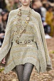 Poshmark.com has been visited by 100k+ users in the past month Chanel Close Up Knitwear Woman Fall 2018 Paris Showbit