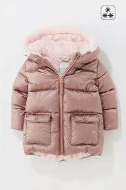 Girls Next Toffee Shower Resistant Padded Jacket 3mths 7yrs Pink Padded Coat Padded Jacket Girl Coat