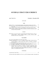 Tematica interviu admitere masterate din domeniul stiinte administrative 2018. Pdf Studii Si Cercetari Juridice Nr 4 2018 Institutul De CercetÄri Juridice Acad Andrei RÄdulescu Academia Edu