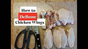 Then flip the wing over and cut along the bone in the opposite direction, cutting through the fat. How To Debone Chicken Wings Boneless Chicken Wings Mid Joint Only Shorts Youtube