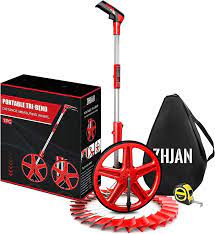ZHJAN Distance Measuring Wheel With Marking Flags,12