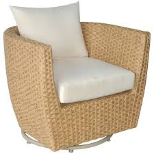 St Lucia Natural Wicker Outdoor Patio Swivel Lounge Chair Cushions Wicker Swivel Chair Outdoor Swivel Chair Outdoor Wicker Furniture