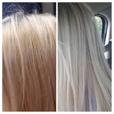 I have not gone to the hair salon since the the pandemic started and this saved me a lot of money. Wella T18 Before After Toner For Blonde Hair Wella T18 Blonde Toner
