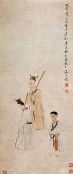 荆蛮民图 清罗聘荣宝斋藏罗聘 中国清代画家 扬州八怪之一 字夫 号两峰 别号花之寺僧等 原籍安徽 后迁居扬州 他幼年丧父 家贫 跟随金农学画 聪明颖悟 曾为师代笔应酬 遍游名山大川 罗聘有多方面绘画才能 art chinese painting chinese art