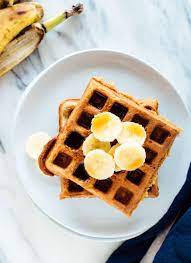 I like to mash mine in the peel first, then. Gluten Free Banana Oat Waffles Cookie And Kate