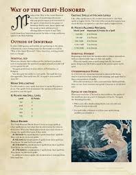 Way Of The Geist Honored A Monk Tradition A Friend And I Worked On Thoughts Welcomed Dndnext