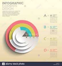 Modern Vector Abstract 3d Pie Chart Infographic Elements