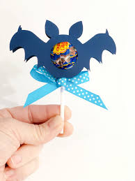 Download Bat Halloween Lollipop Holder Svg Template With 3 Interchangeable Faces Pocket Full Of Printouts