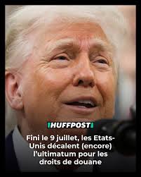 Alors que la limite était fixée à ce 9 juillet pour signer un accord avec  les Etats-Unis, l'administration Trump a encore repoussé la date pour  poursuivre les négociations avec les pays concernés.👉