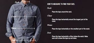 Men Sizechart Tops