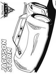 All cartoon, manga and anime characters featured on supercoloring.com are the property of their respective owners. Jackson Storm Cars 3 Coloring Page 1001coloring Com