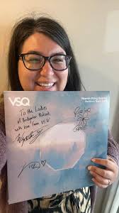 Vitamin String Quartet signed vinyl for Bridgerton podcast