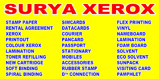 Make a great first impression with your own customized visiting card design on this website; Surya Xerox Posts Facebook