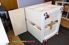 Drop Leaf Craft Table Craft Room Tracy Lynn Crafts In 2020 Sewing Room Design Craft Table Craft Room Tables