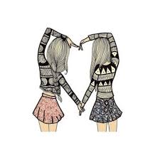 Best Friend Forever 3 Risunki Cherno Beloe Galakticheskij Fon