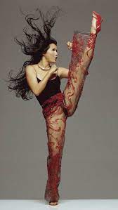 pin by aka ito on movement pose kelly hu karate girl female