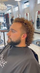 back by popular demand🤘, THE PERMED MULLET. , …guys this is such a low  maintenance style. , …, …, #manperm