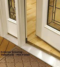 How do i get it level, at the right high and then fix the door so that it closes and it draft. Exterior Thresholds Exterior Door Threshold Exterior Doors Floor Construction Detail