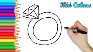 Maybe you would like to learn more about one of these? How To Color A Diamond Ring Teach Drawing For Kids And Toddlers Coloring Page Video Youtube