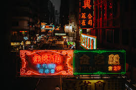 2048x1536 hong kong's best spots for neon signs>. Hong Kong Night Lights 4k Wallpaper