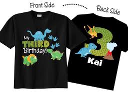 I would like to receive the regular shirtinator newsletter about garments, photo gifts and customization. Dinosaur 3rd Birthday Shirt