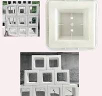 Amazon.com: MWYZGMOLD Concrete Brick Molds - Reusable ABS ...