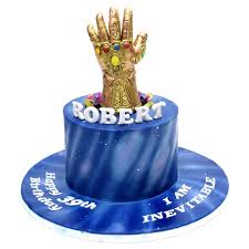 Marvel cake design superhero birthday cake an awesome tutorial decorated treats if youre more into the cinematic avengers. Marvel Avengers Infinity War Thanos Gauntlet Hand Cake