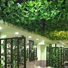 Add a touch of the outdoors with these ornate painterly ivy wall decals. 12pc 7 5ft Fake Ivy Leaves Artificial Greenery Vines For Room Decor Leaf Garland Floral Decor Tipidkorpolri Home Garden