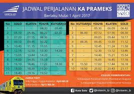 Lagi cari tiket kereta yang berangkat dan berakhir di stasiun pasar senen (pse)? Jadwal Kereta Api Prameks Solo Ke Jogja