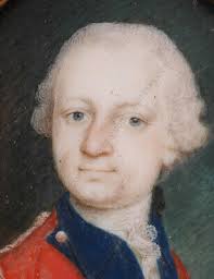 Baron Carl Hector von Fischbach as officer of the Austrian dragoons",  miniature