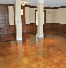 Once the stain reacts with your concrete floor, the color is very durable and won't fade, chip, or peel. I Will Decorate My Dream House With Everything Pinterest Painted Concrete Floors Flooring Concrete Floors
