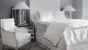 Silver is a great color to decorate with because it pairs well with so many other colors. White And Grey Bedroom Design Contemporary Bedroom