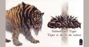 This beautiful coloring sheet features the sabertooth tiger. Conan Sabertooth Tiger Board Game Boardgamegeek