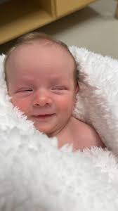 Grandmother babysitting her granddoll Twila