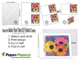 See more ideas about cards, cards handmade, make your own card. How To Make Your Own Folded Cards Best Size For Do It Yourself Cards Paperpapers Blog