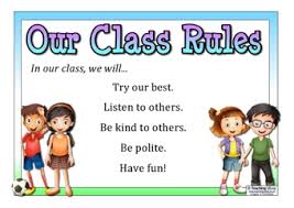 our class rules teaching ideas