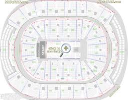 Toronto Air Canada Centre Seat Row Numbers Detailed